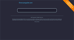 Desktop Screenshot of freecampsite.net