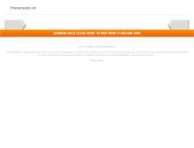 Tablet Screenshot of freecampsite.net